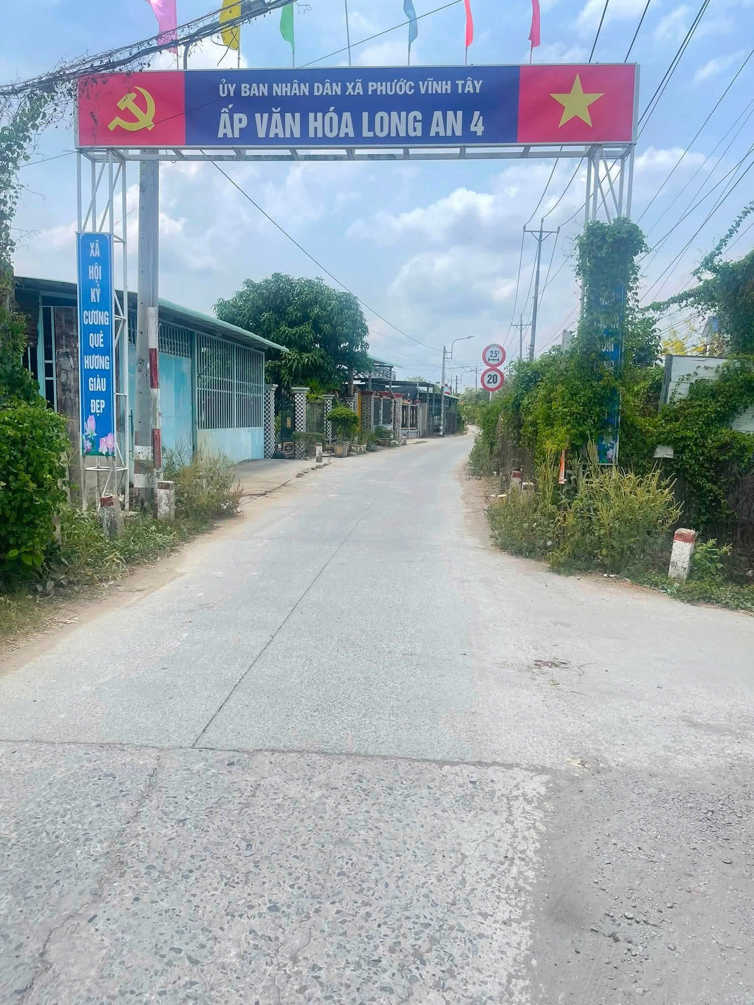 Chính chủ bán đất thổ cư 195m² xã Phước Vĩnh Tây, Tây Ninh - Mặt tiền đẹp 6,5m - Sổ riêng chỉ 2,3 tỷ