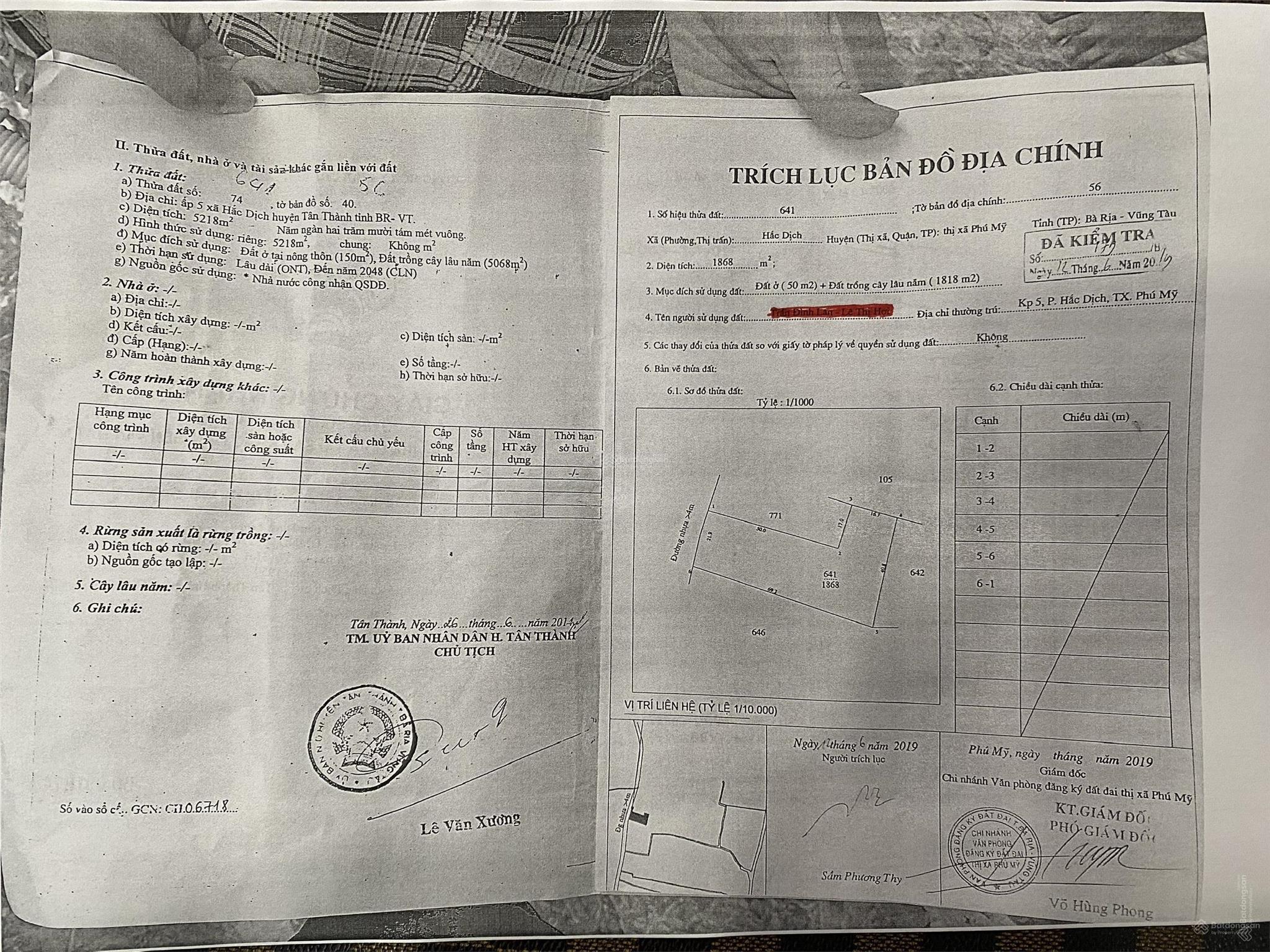 Chính chủ Bán đất biệt thự,mặt tiền đường lê đức thọ phường tân thành-tp. hcm giá 13.4 tỷ-4