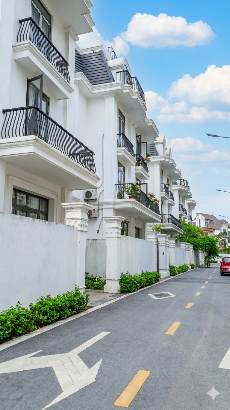 BÁN BIỆT THỰ VIỆT HƯNG 76M2- 3 Tầng Thô- 3 mặt Thoáng- Sát Phố- 13.2 Tỷ