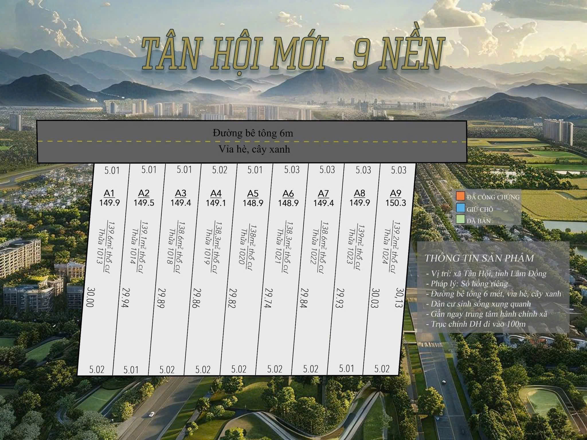 ĐẤT ĐẸP – GIÁ TỐT – CHÍNH CHỦ CẦN BÁN ĐẤT TẠI X. Tân Hội, H. Đức Trọng, T. Lâm Đồng