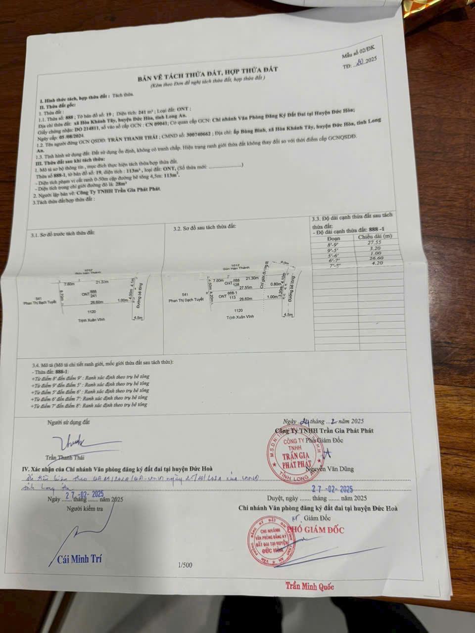 CẦN BÁN LÔ ĐẤT ĐẸP HÒA KHÁNH TÂY – GIÁ CHỈ 1 TỶ 080 - Hòa Khánh Tây, Đức Hòa (cũ)