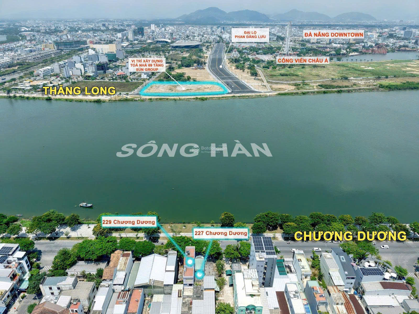 CẶP ĐẤT CHƯƠNG DƯƠNG, ĐỐI DIỆN KHU BẮN PHÁO HOA QUỐC TẾ. Lh 0905233234