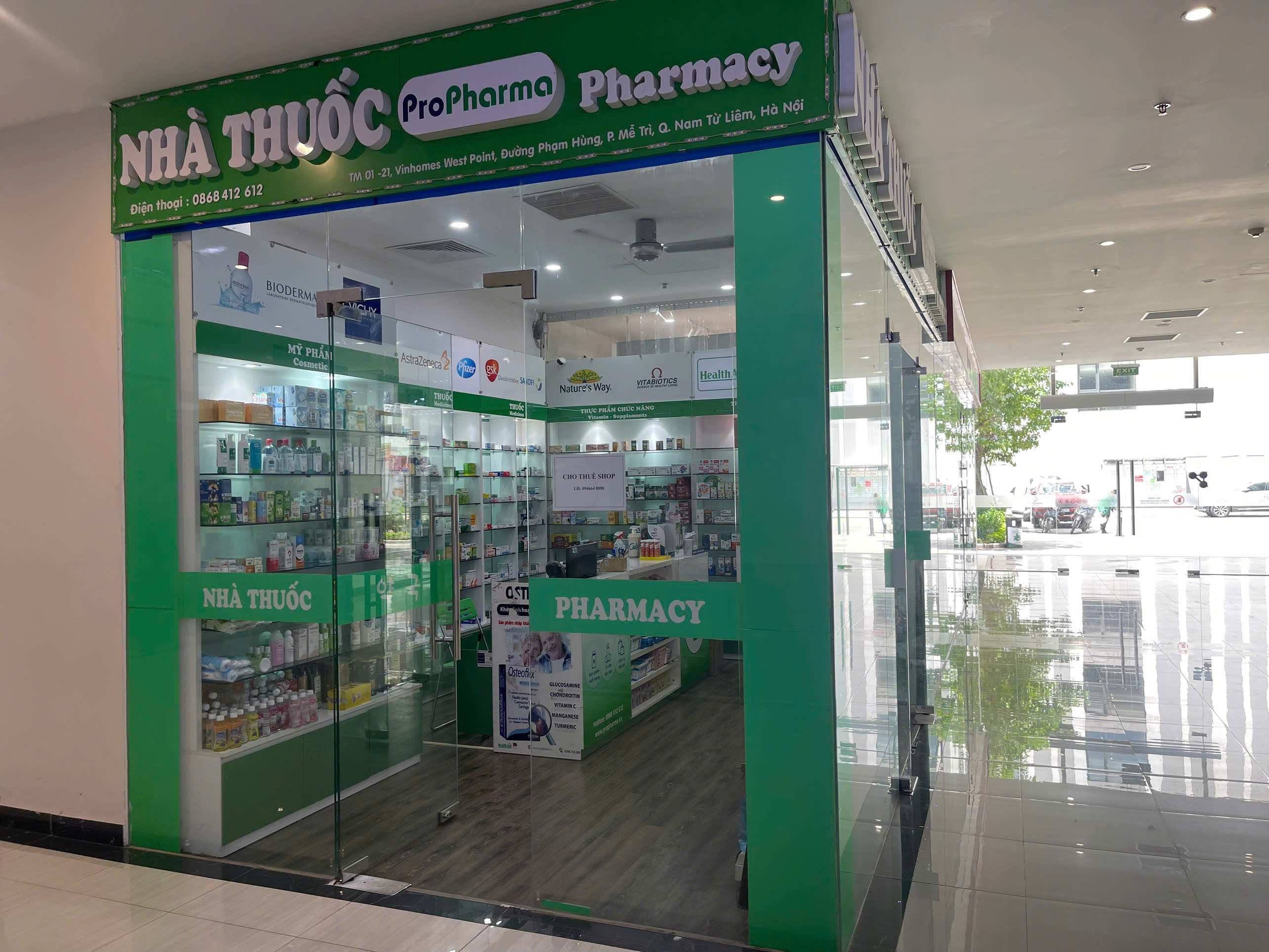 CHO THUÊ SHOP 2 MẶT TIỀN – VINHOMES WEST POINT, ĐỖ ĐỨC DỤC, HÀ NỘI Phù hợp kinh doanh cửa hàng tiện lợi, showroom,...