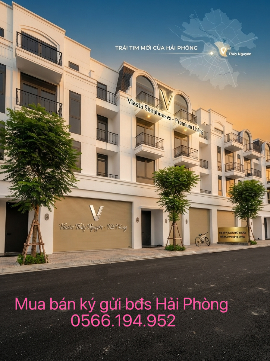 BÁN CĂN LK L10 B09 thủy nguyên hải phòng 5ty5xx DT 87m2 4 tầng LH 083.2865.116