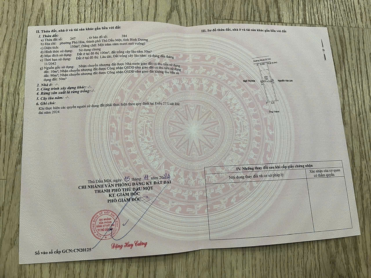 NHÀ ĐẸP- GIÁ TỐT BÁN NHANH NHÀ  SỔ HỒNG RIÊNG tại Thành phố Thủ Dầu Một, Bình Dương