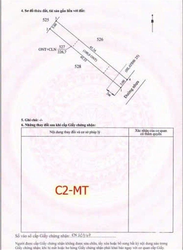 CHÍNH CHỦ CẦN BÁN LÔ LIỀN KỀ MẶT TIỀN ĐƯỜNG NHỰA - Xã Minh Thạnh, Dầu Tiếng, Bình Dương