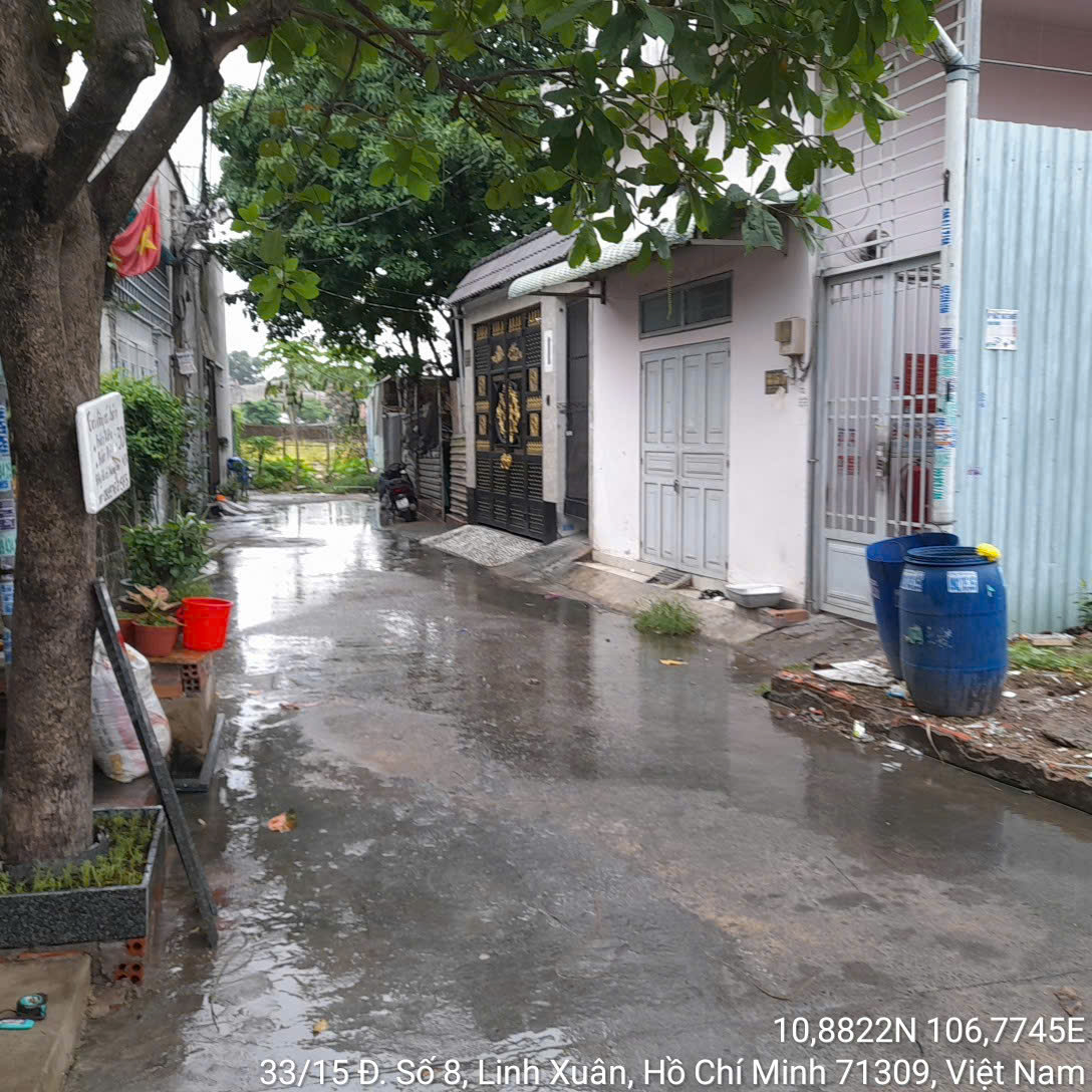 Chính chủ Bán đất hẻm số 33 đường số 8, P. Linh Xuân, Quận Thủ Đức (nay là phường Linh Xuân), HCM, Miễn TG