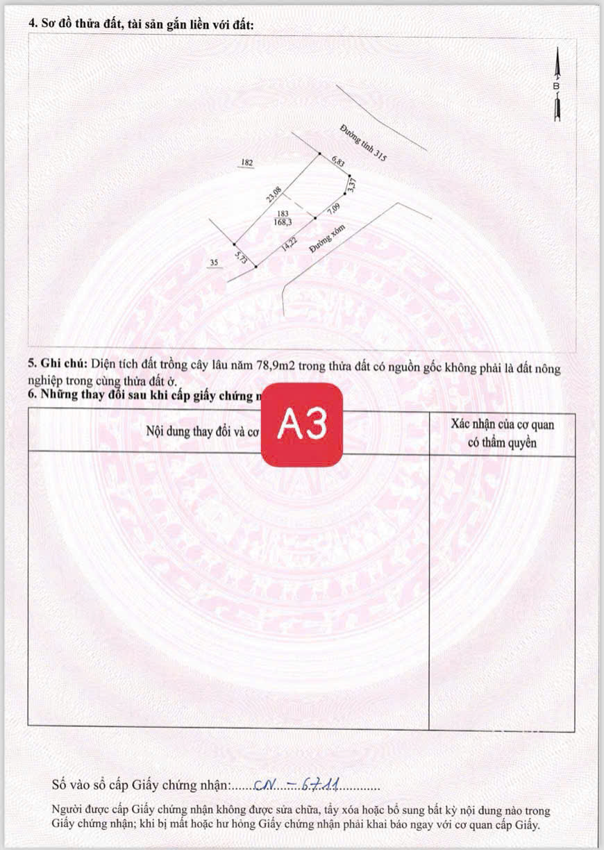 Bán Lô Đất Tại Xã Vạn Xuân, Tỉnh Phú Thọ-4