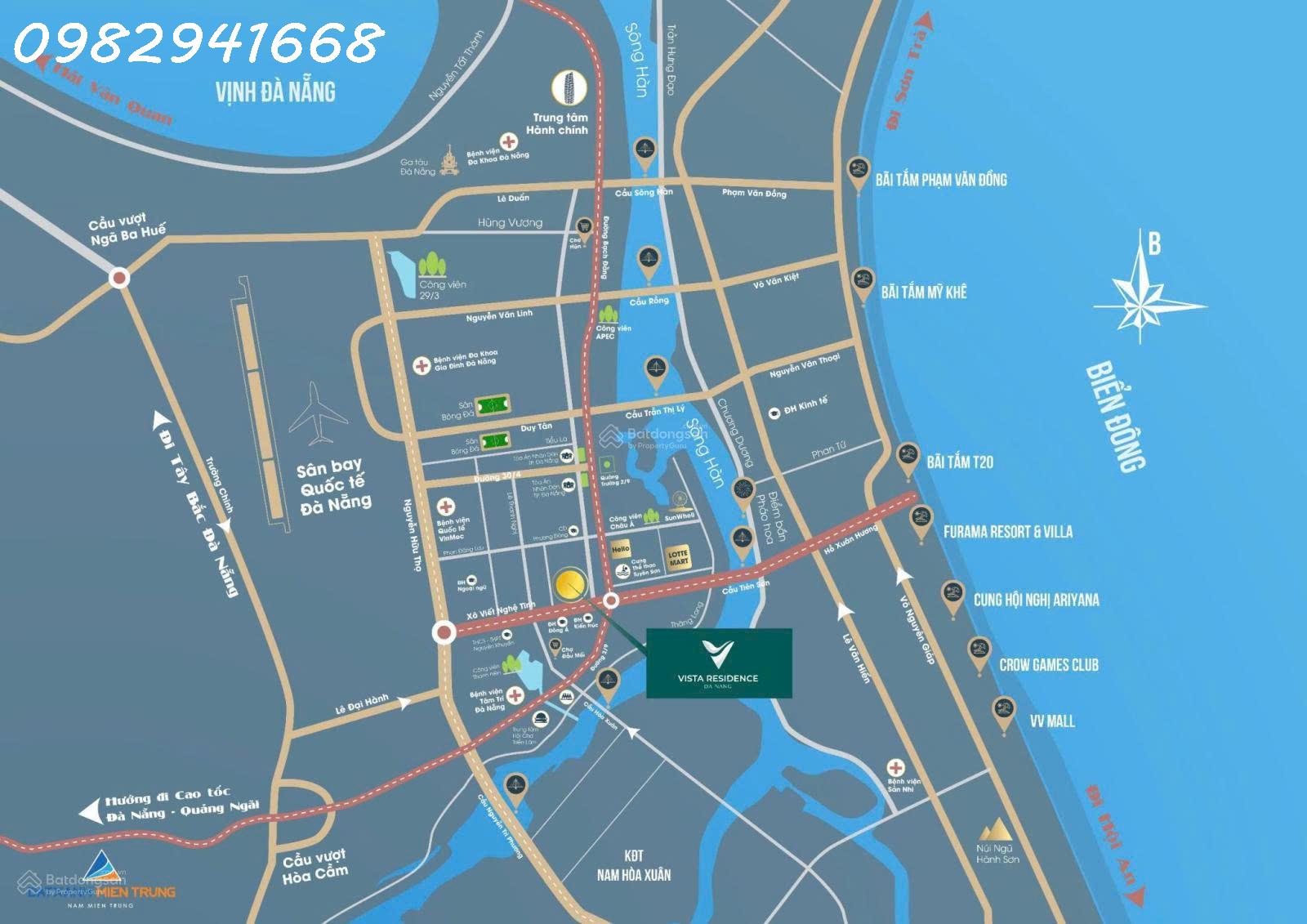 Cho thuê căn hộ Vista Residence 82m2, 2PN view pháo hoa đẳng cấp giữa trung tâm Đà Nẵng-4