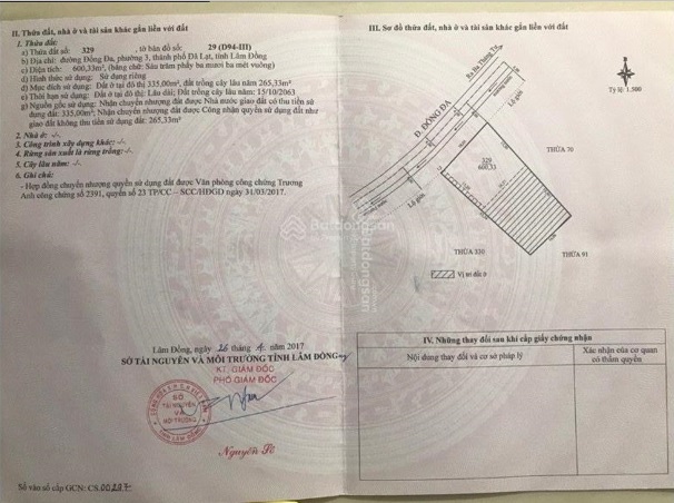 ⭐️Cần tiền bán gấp đất mặt tiền đẹp đường Đống Đa (P.3), Phường Xuân Hương - Đà Lạt, Lâm Đồng;
