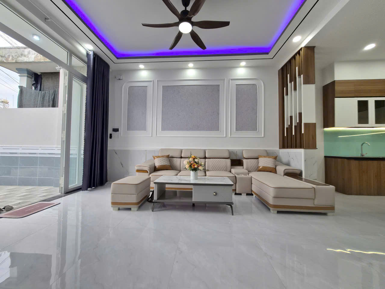 BÁN NHÀ MỚI 100%, 106M2, 1 TRỆT 1 LẦU, 3 PN + NỘI THẤT, SẴN SỔ  TẠI ĐỨC HÒA, LONG AN