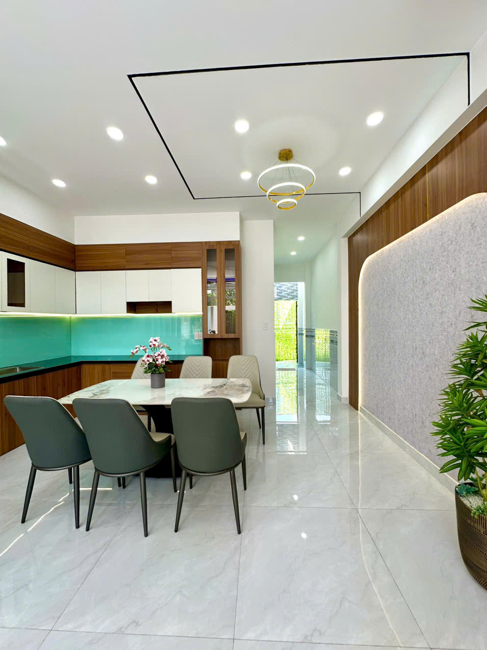 BÁN NHÀ MỚI 100%, 106M2, 1 TRỆT 1 LẦU, 3 PN + NỘI THẤT, SẴN SỔ  TẠI ĐỨC HÒA, LONG AN-3