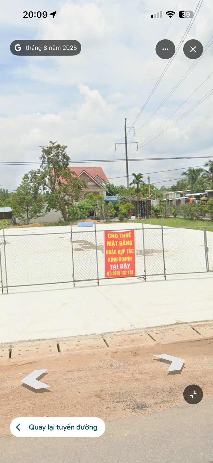 CHO THUÊ MẶT BẰNG KINH DOANH MẶT TIỀN 650M² – GIÁ CHỈ 12 TRIỆU/THÁNG