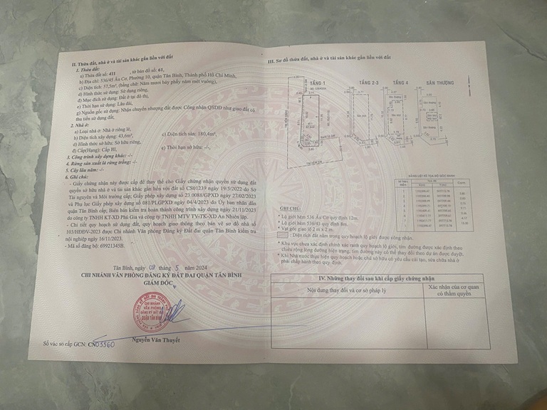 MỚI LẤY VISA ĐI MỸ ĐÀNH BÁN NHÀ VỊ TRÍ ĐẸP 2 MẶT TIỀN Tại 536/45 ÂU CƠ, Phường 10 , TÂN BÌNH