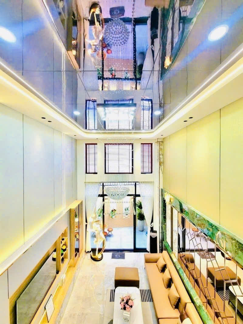 Bán nhà đẹp 6 lầu hẻm 535 Thống Nhất 100m2 có T.máy gần trường Phan Tây Hồ tặng NT 12.8 tỷ 