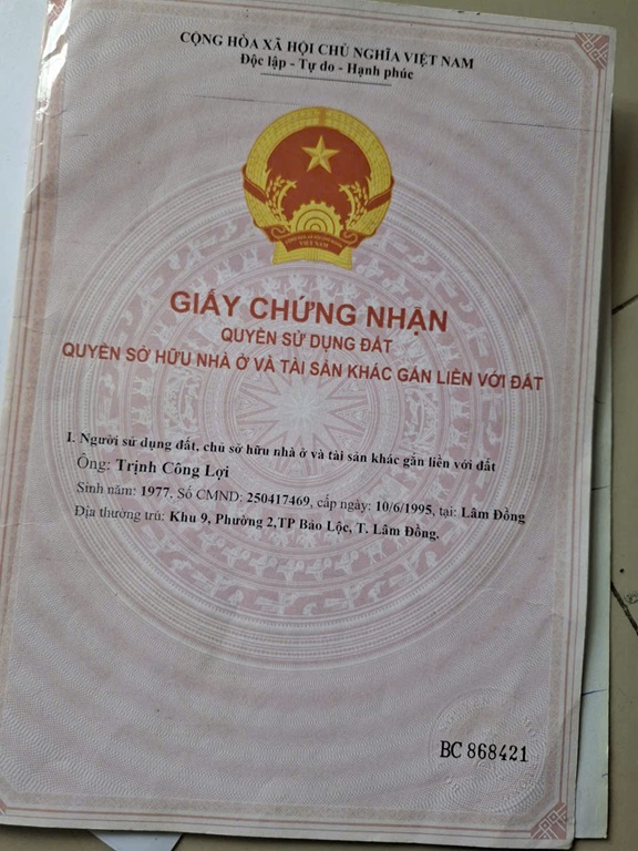 HOT HOT – CHÍNH CHỦ CẦN BÁN 2 LÔ ĐẤT LIỀN KỀ TẠI Phường 2, thành phố Bảo Lộc, tỉnh Lâm Đồng.-3