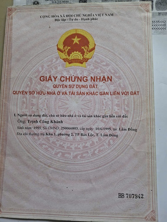HOT HOT – CHÍNH CHỦ CẦN BÁN 2 LÔ ĐẤT LIỀN KỀ TẠI Phường 2, thành phố Bảo Lộc, tỉnh Lâm Đồng.-4
