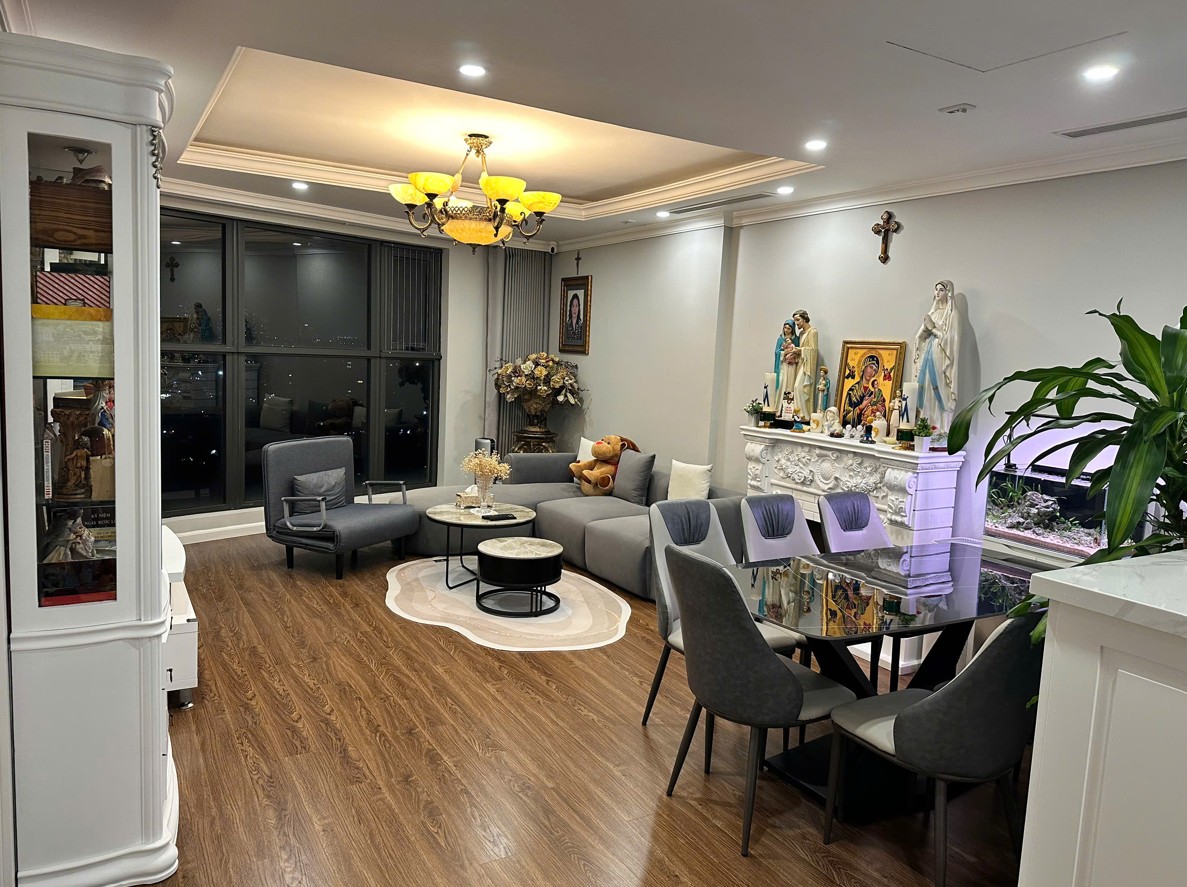 Bán căn hộ 4PN cao cấp Sunshine Garden - 140m2 - Full nội thất - Sát Times City - View đẹp