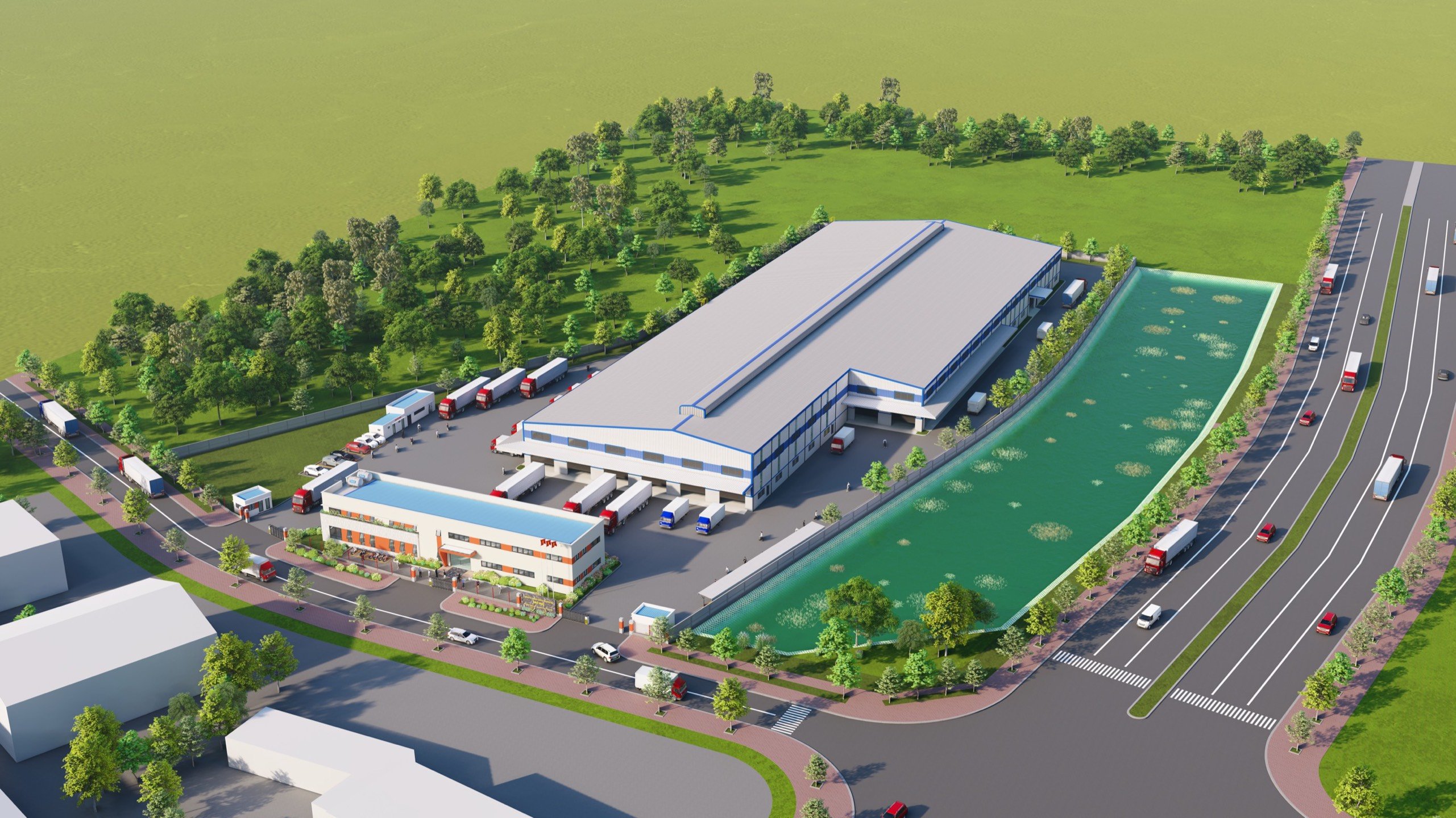 Cho thuê 5.000m2, 10,000m2 nhà xưởng tiêu chuẩn trong KCN Đồng Văn, Hà Nam-5