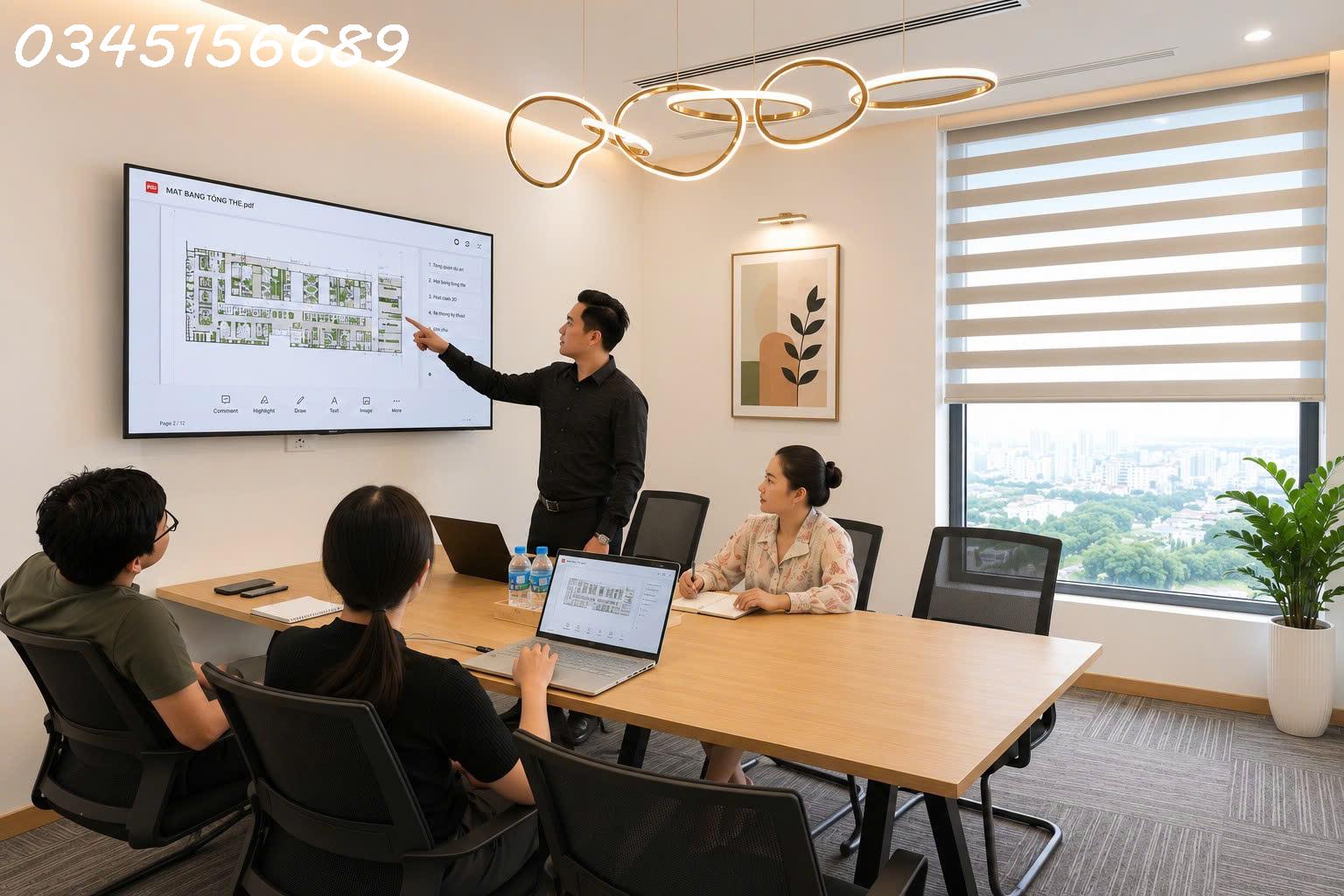 Cho thuê văn phòng trọn gói, văn phòng chia sẻ, văn phòng ảo,hot desk tòa Rox Tower-3