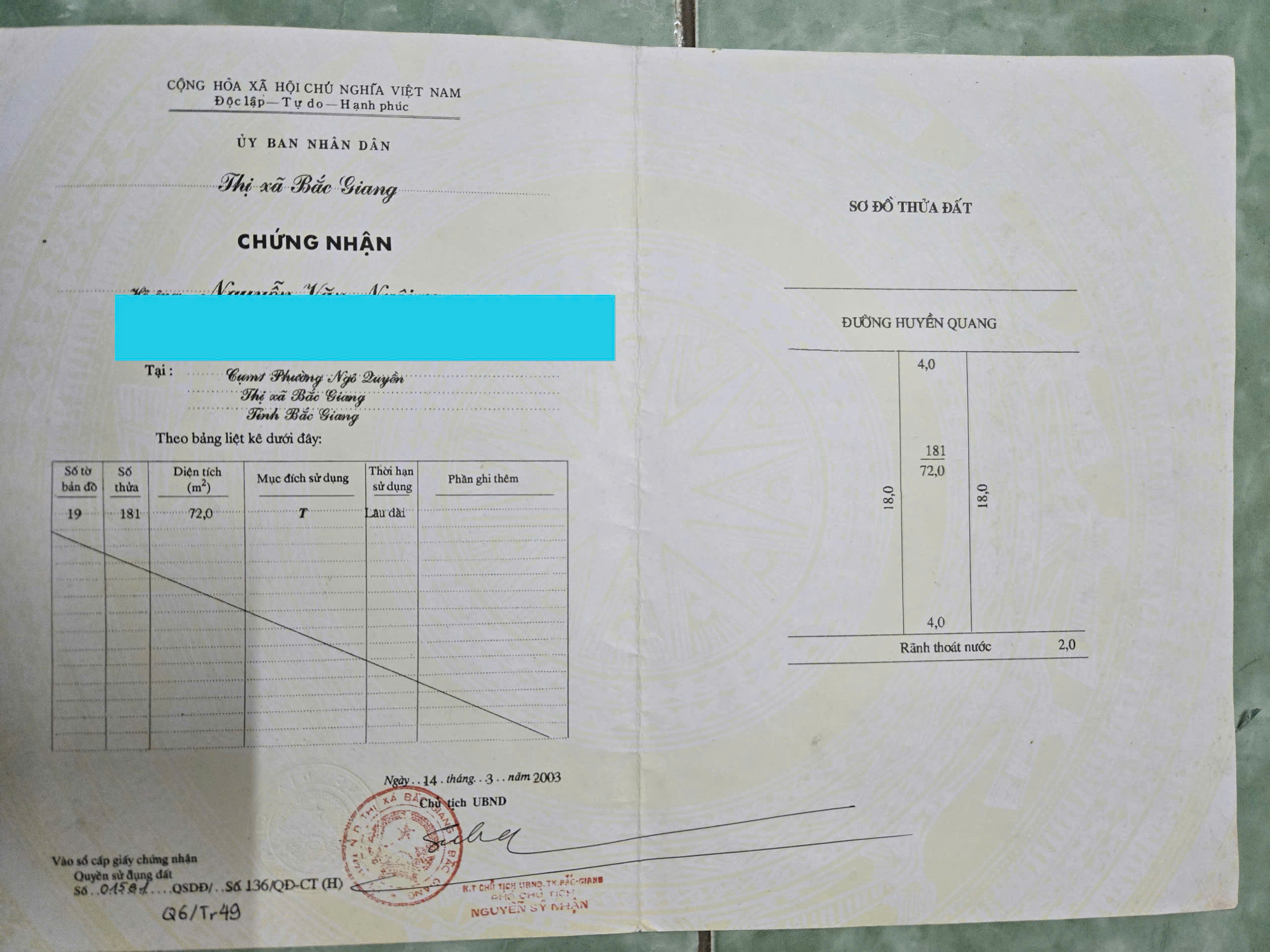 Giá 13 tỷ khách hàng đã được sở hữu căn nhà có diện tích 72m² ( 4x18 ) Tại Đường Hùng Vương - Phường Bắc Giang – Bắc Ninh.