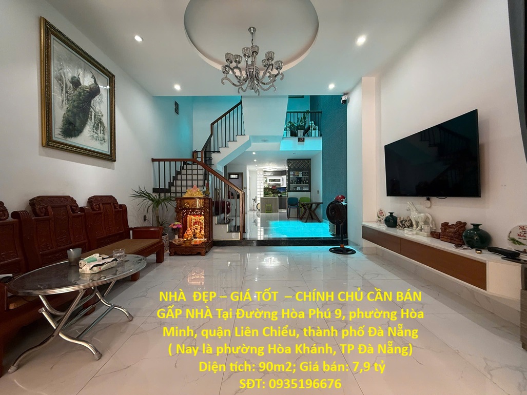 NHÀ  ĐẸP – GIÁ TỐT  – CHÍNH CHỦ CẦN BÁN GẤP NHÀ Tại phường Hòa Minh, quận Liên Chiểu, thành phố Đà Nẵng