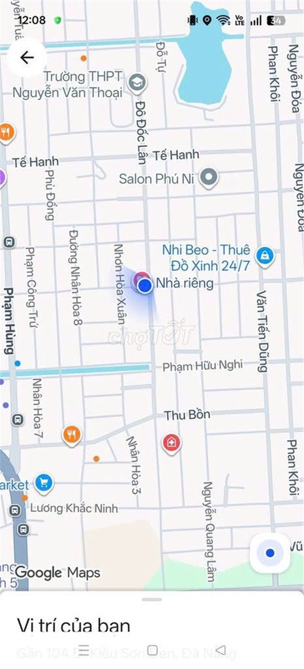 CHÍNH CHỦ Cần Bán Nhà Mặt Tiền Kinh Doanh Đường Đô Đốc Lân, Hòa Xuân, Quận Cẩm Lệ, Đà Nẵng