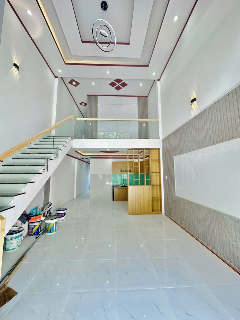 BÁN nhà gác Lửng - shr- full thổ cư- dt 80 m2- gần chợ Bình Lợi- cách trục chính 400m