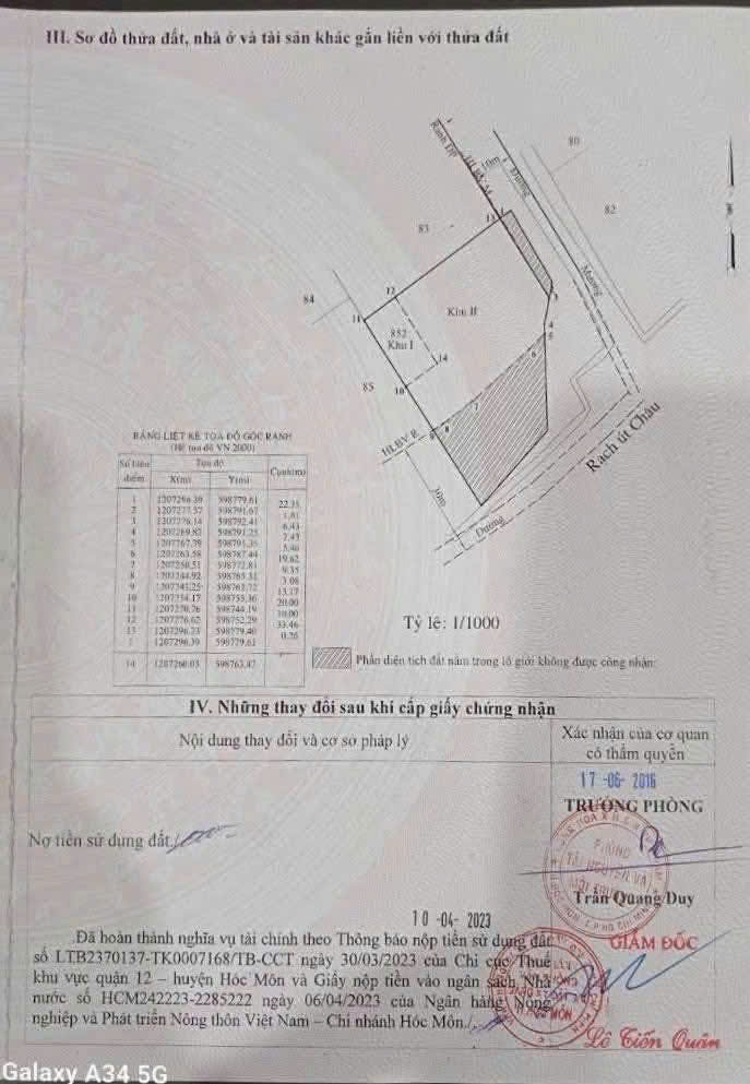 BÁN ĐẤT GÓC 2 MẶT TIỀN RẠCH – NHỊ BÌNH, HÓC MÔN CHỈ 13 TỶ