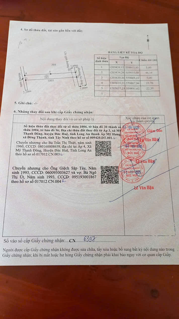 HOT HOT – CHÍNH CHỦ CẦN BÁN ĐẤT VỊ TRÍ ĐẸP  TẠI Xã Mỹ Thạnh Đông, Đức Huệ, Long An