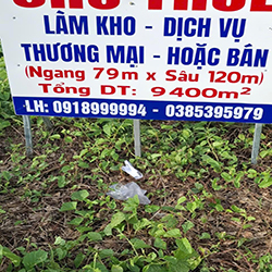 CHÍNH CHỦ CẦN BÁN HOẶC CHO THUÊ QUỸ ĐẤT VÀNG ĐỐI DIỆN KCN VSIP – THỐT NỐT, CẦN THƠ