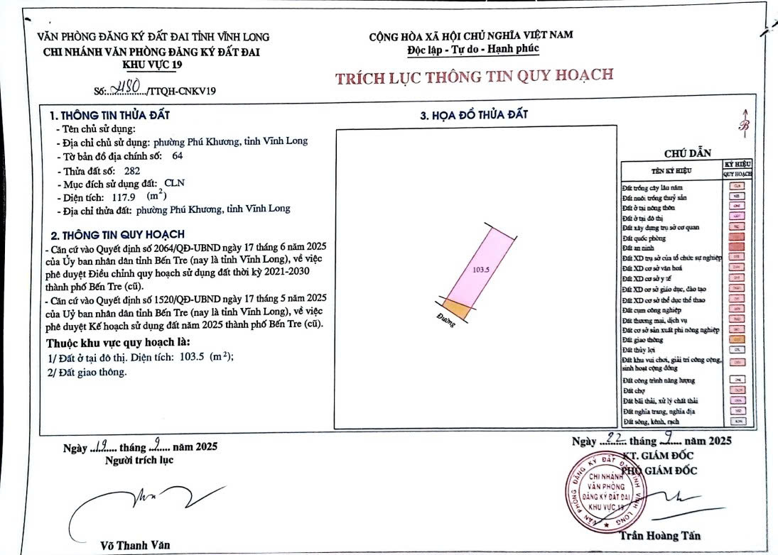 VỊ TRÍ ĐẸP - GIÁ TỐT - CHÍNH CHỦ BÁN ĐẤT THỔ CƯ Đường Nguyễn Thị Định, Phường Phú Khương, TP Bến Tre