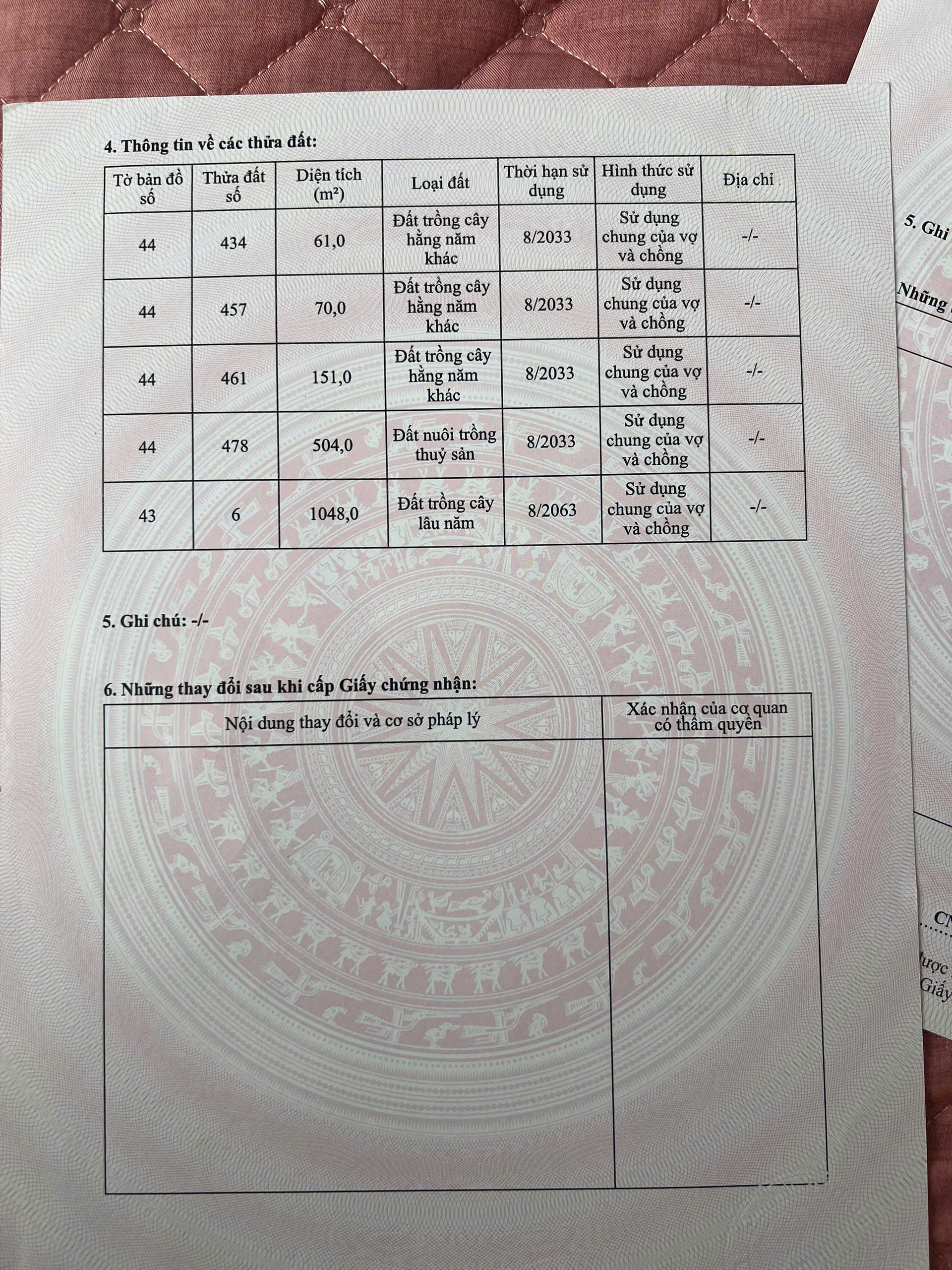 BÁN HƠN 5HA ĐẤT ĐỒI ĐẸP – XÃ HỢP THÀNH, THÁI NGUYÊN