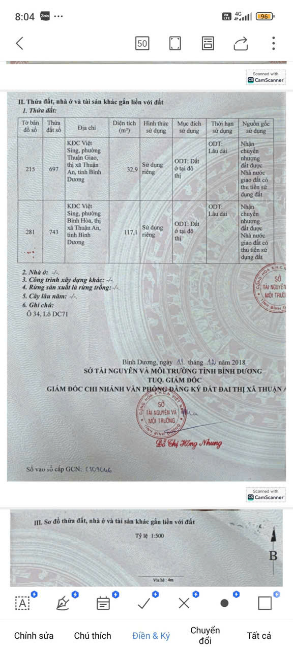 CHÍNH CHỦ BÁN ĐẤT KDC VIỆT SING – THUẬN AN, BÌNH DƯƠNG