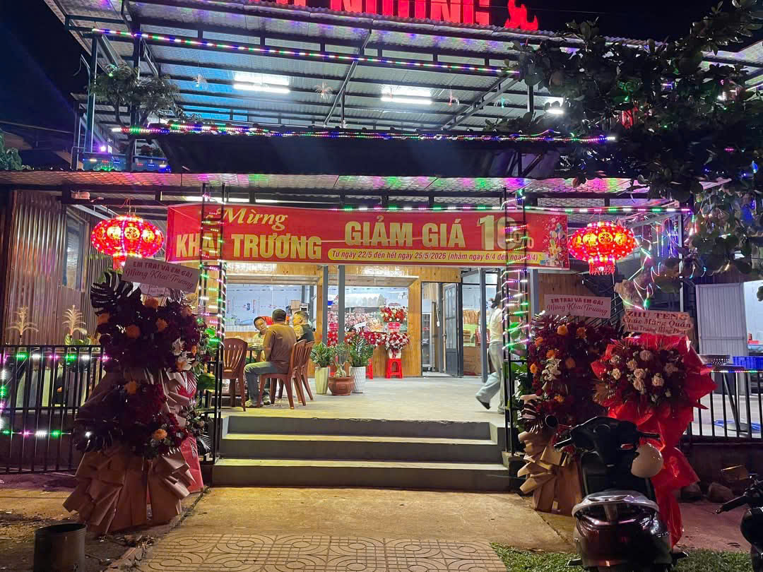 Do không có thời gian quản lý, mình chính chủ cần sang nhượng toàn bộ cửa hàng Đại Lộ Nướng Địa chỉ ở 24 Võ Nguyên Giáp, phường Buôn Ma Thuột, tỉnh Daklak