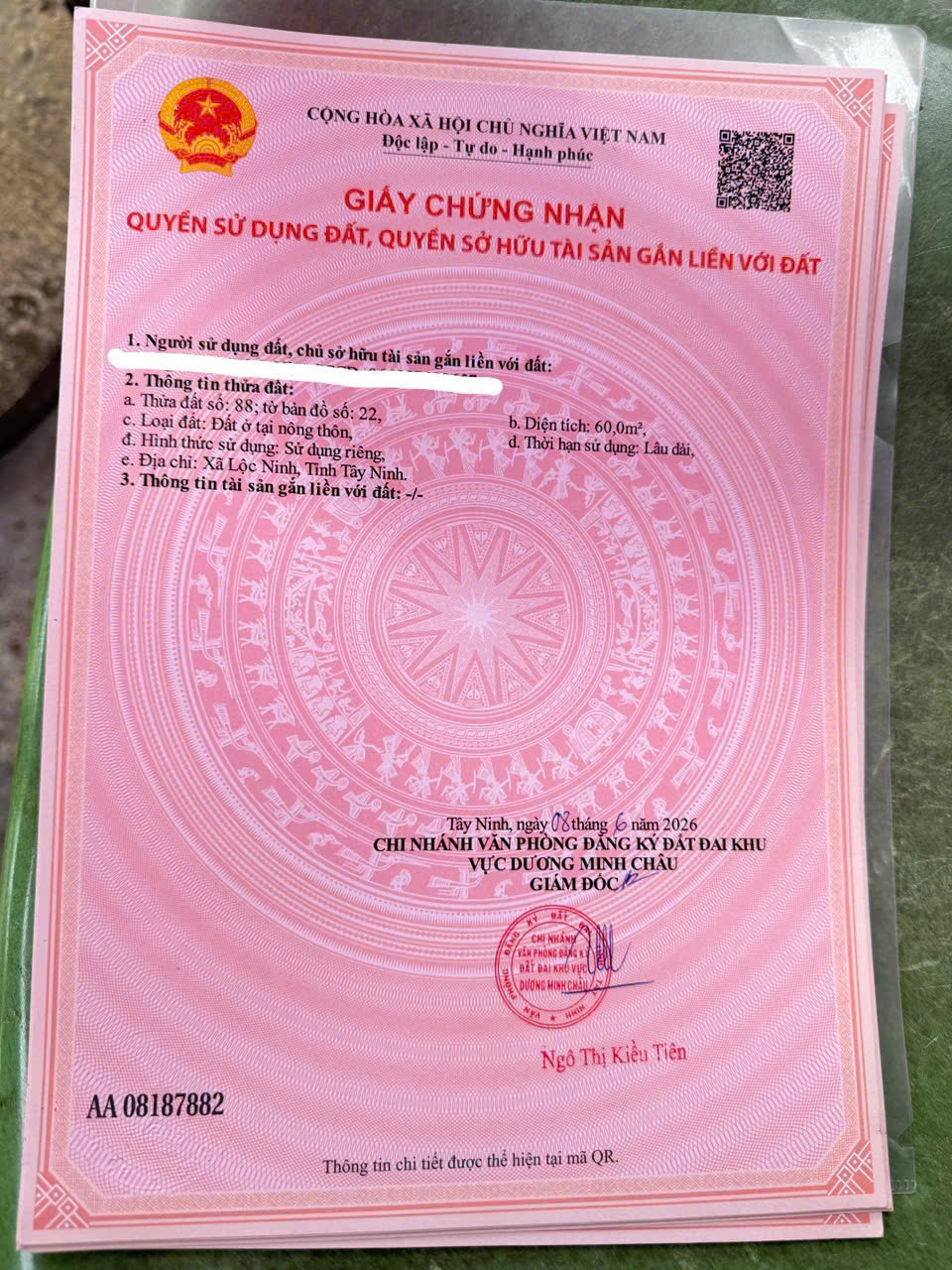 CHỈ 750 TRIỆU SỞ HỮU NGAY LÔ ĐẤT ĐẸP CHÍNH CHỦ BÁN  - GIÁ TỐT