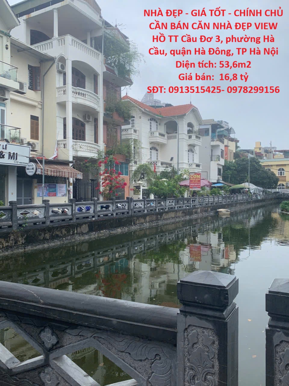 NHÀ ĐẸP - GIÁ TỐT - CHÍNH CHỦ CẦN BÁN CĂN NHÀ ĐẸP VIEW HỒ TT Cầu Đơ 3, Hà Đông, Hà Nội