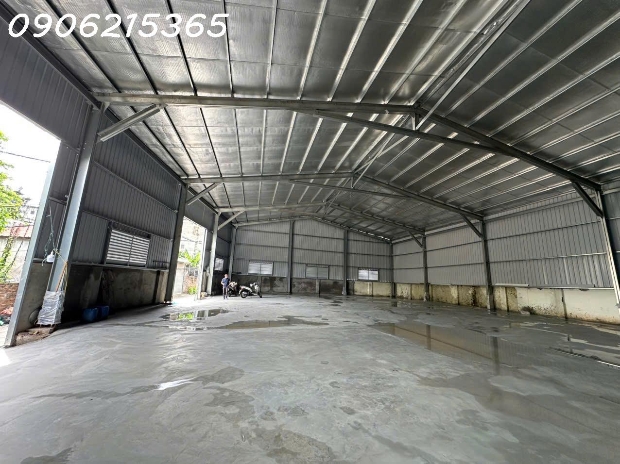 Cho thuê kho xưởng 625m² Đàm Quang Trung – Long Biên  MT 42m  Gần AEON Mall & cầu Vĩnh Tuy  56 triệu/tháng, LH 0906215365