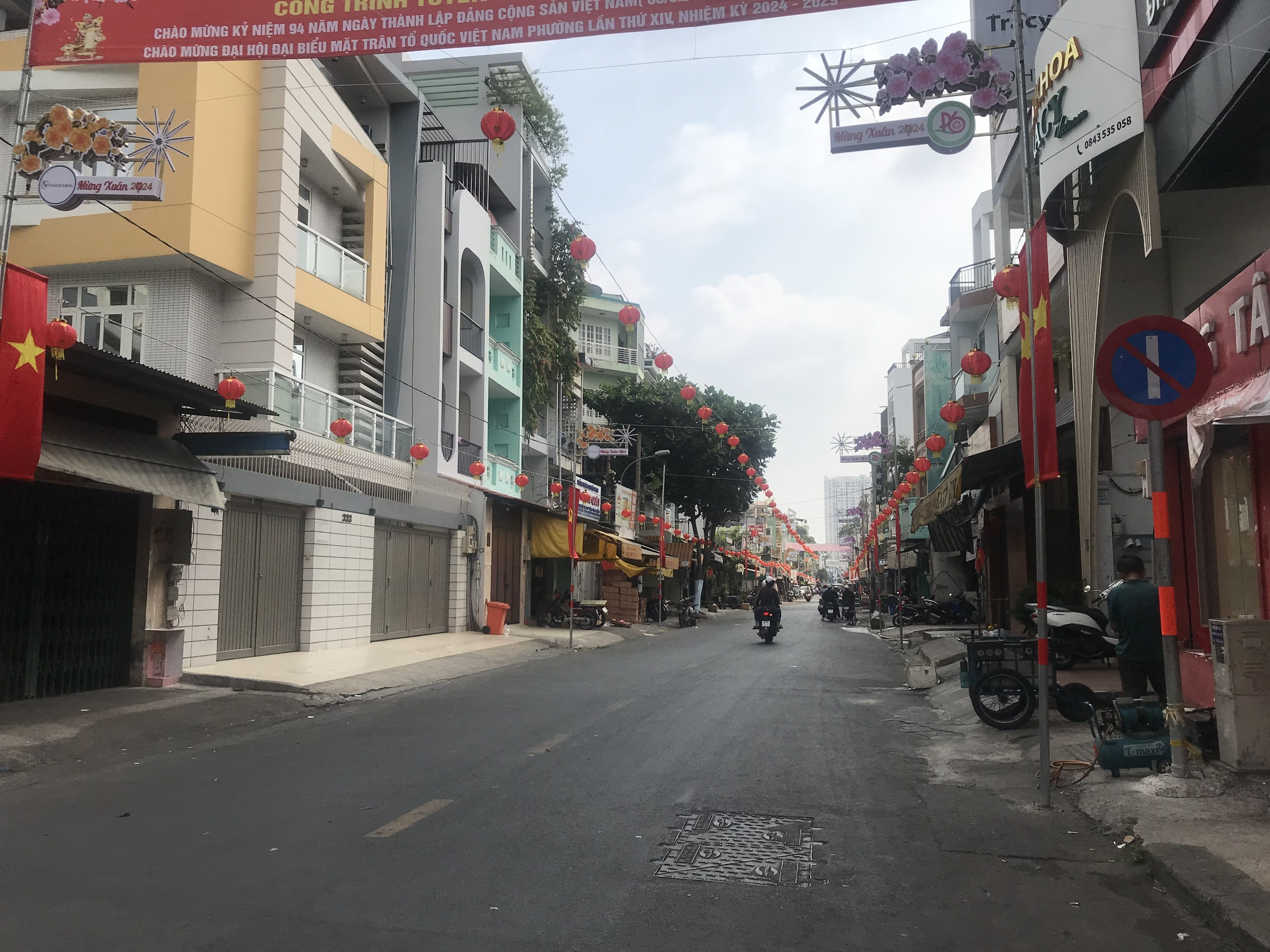 Nhà hẻm thẳng 6m 253/ Hà tôn quyền ngay 3/2- 4x15- 4 tầng- 13,5 tr/th-3