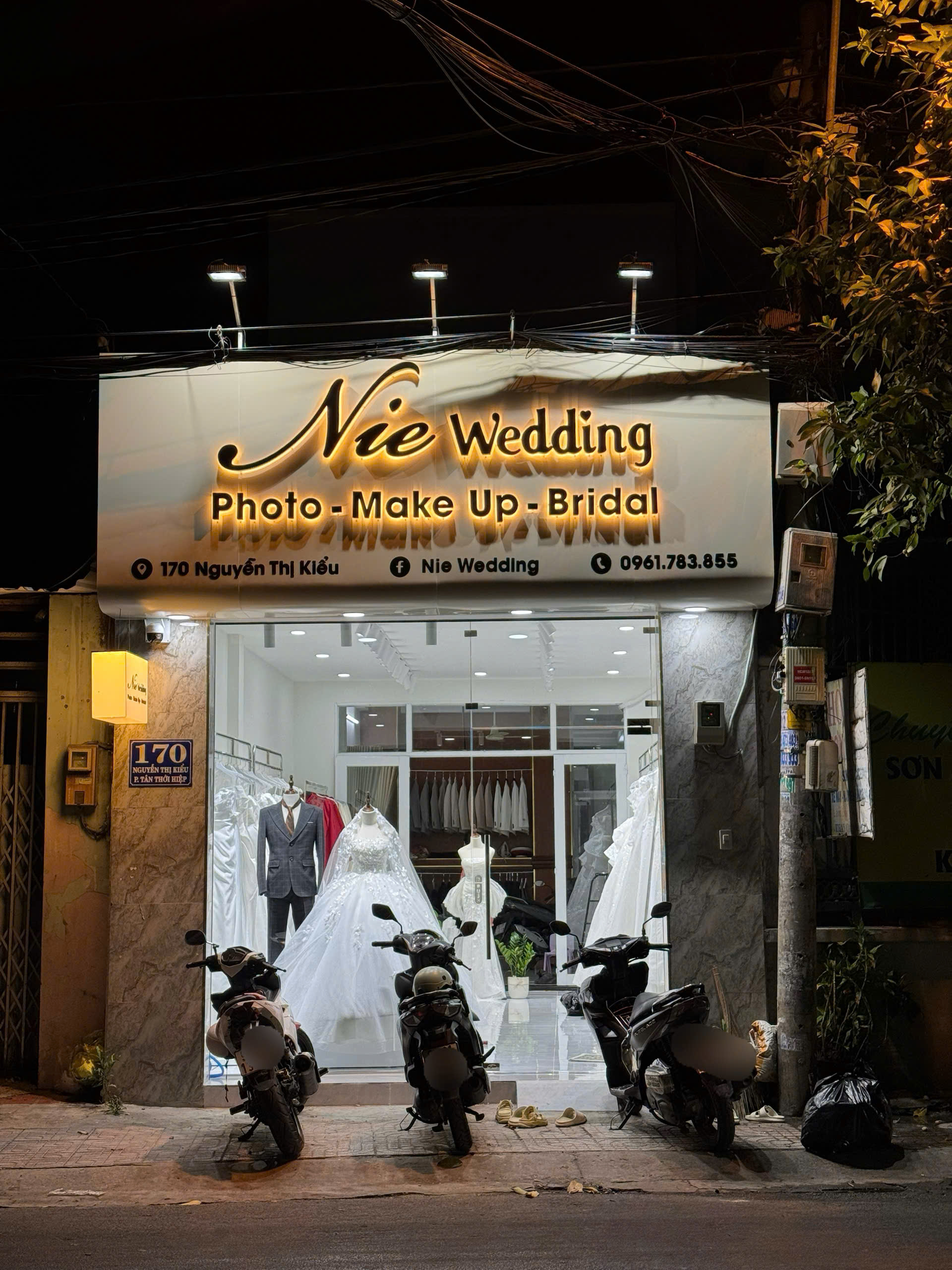 CẦN SANG NHƯỢNG STUDIO ÁO CƯỚI + MẶT BẰNG ĐANG HOẠT ĐỘNG BÌNH THƯỜNG tại 170 Nguyễn Thị Kiểu phường Tân Thới Hiệp