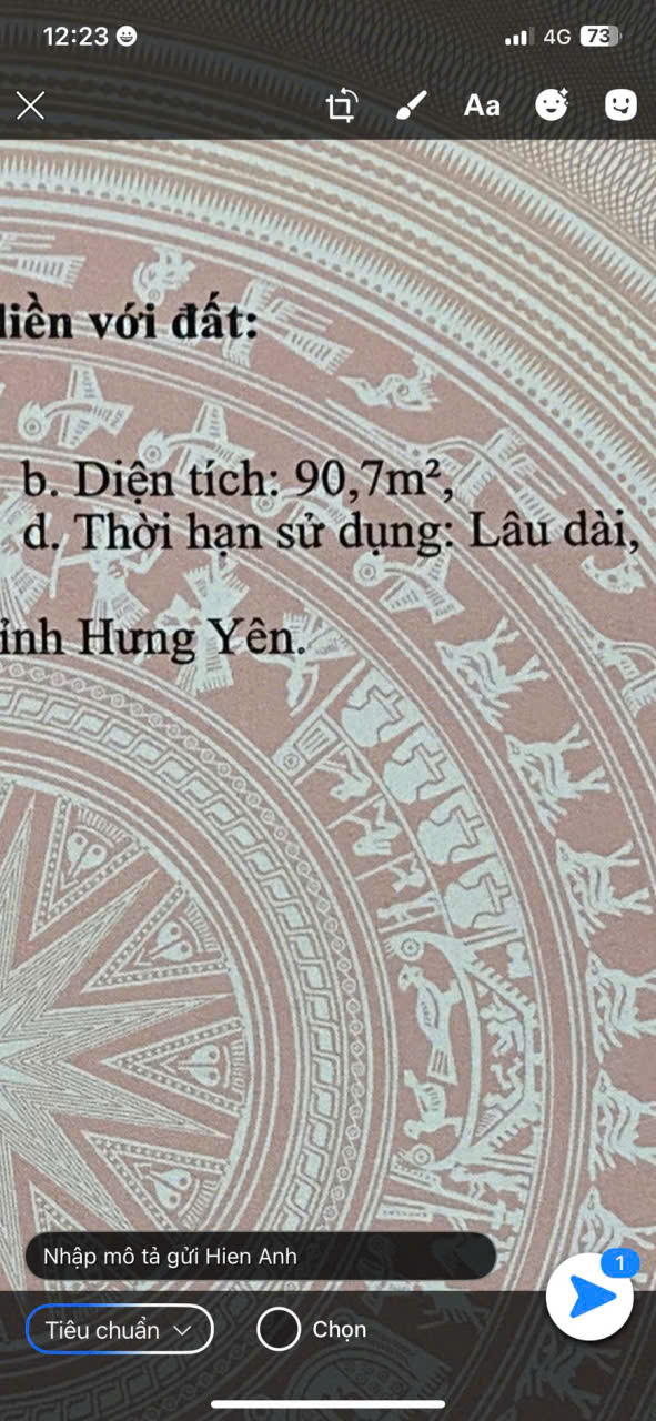 ĐẤT ĐẸP - GIÁ TỐT - CHÍNH CHỦ Cần Bán Nhanh Lô Đất Chợ Nhội cũ, xã Hồng Minh,  Huyện Hưng Hà , TỉnhThái Bình cũ