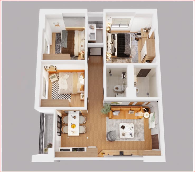 Giá tốt , căn hộ 77 m2 tại chung cư Bình An Plaza Thanh Hóa-2.1 tỷ-3