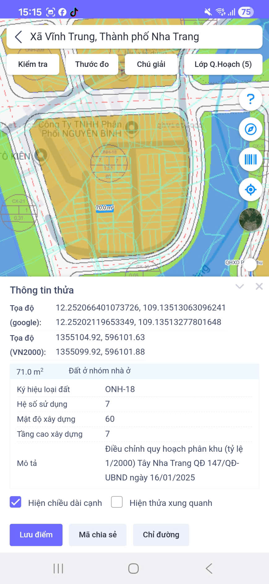Bán đất Thôn Võ Dõng, Xã Vĩnh Trung (cũ), Nha Trang vị trí đẹp giá 21tr/m2-3