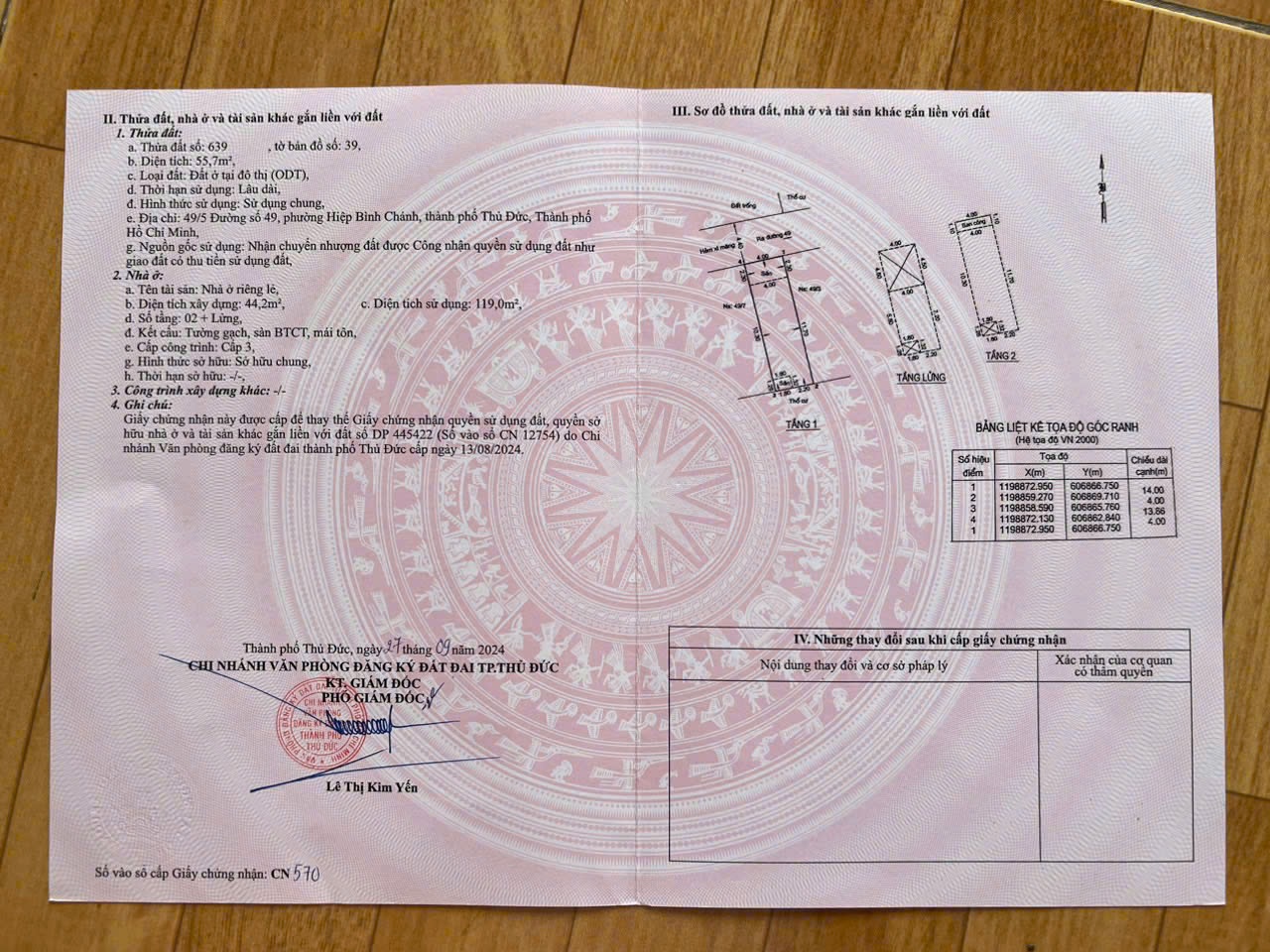 Bán nhà đẹp phường Hiệp Bình, TP. Hồ Chí Minh, DT 55,7m2, giá bán 6.9 tỷ-4
