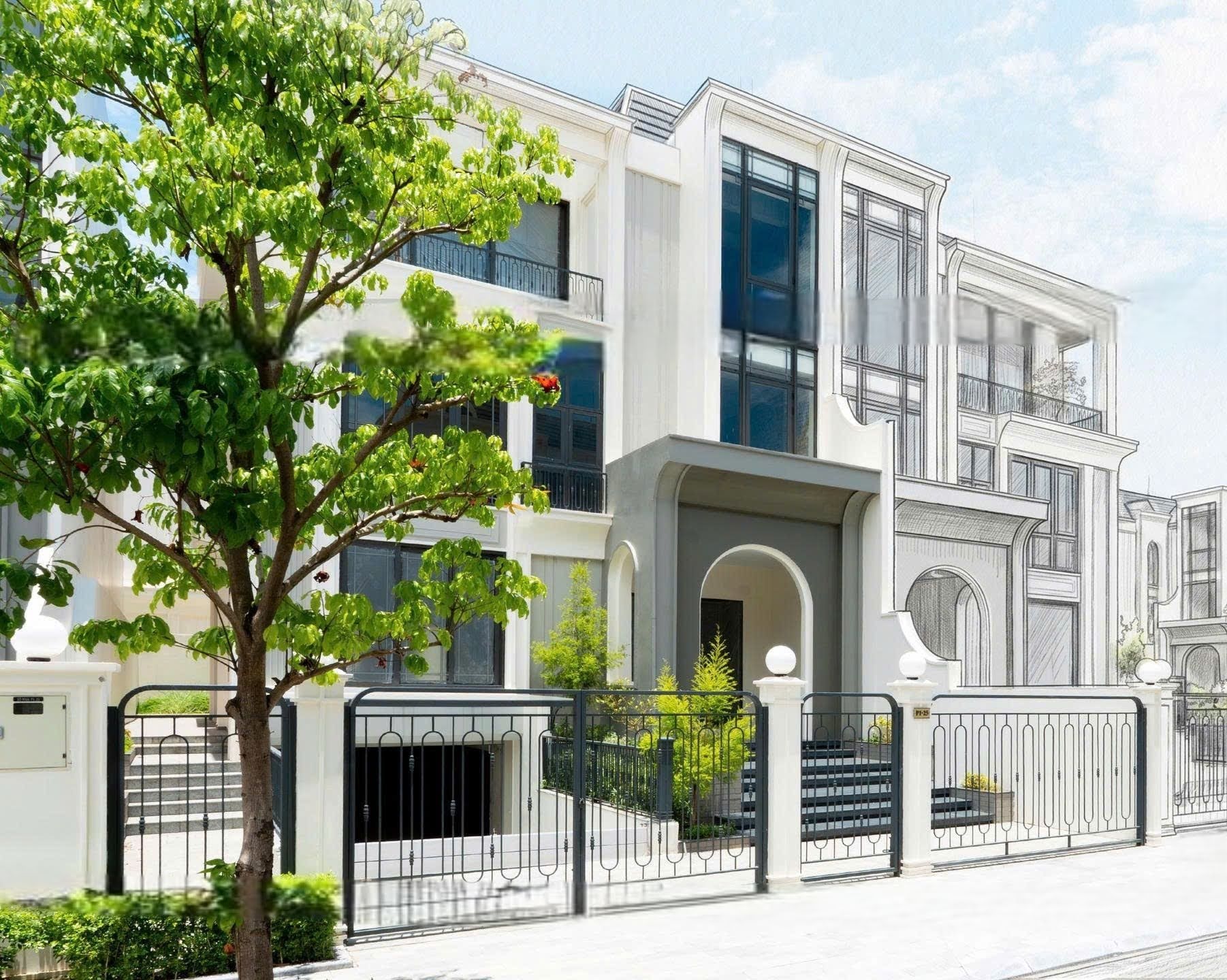 Biệt thự khu P Ciputra – Tài sản hiếm trên trục Nguyễn Văn Huyên, giá chỉ 403 triệu/m²