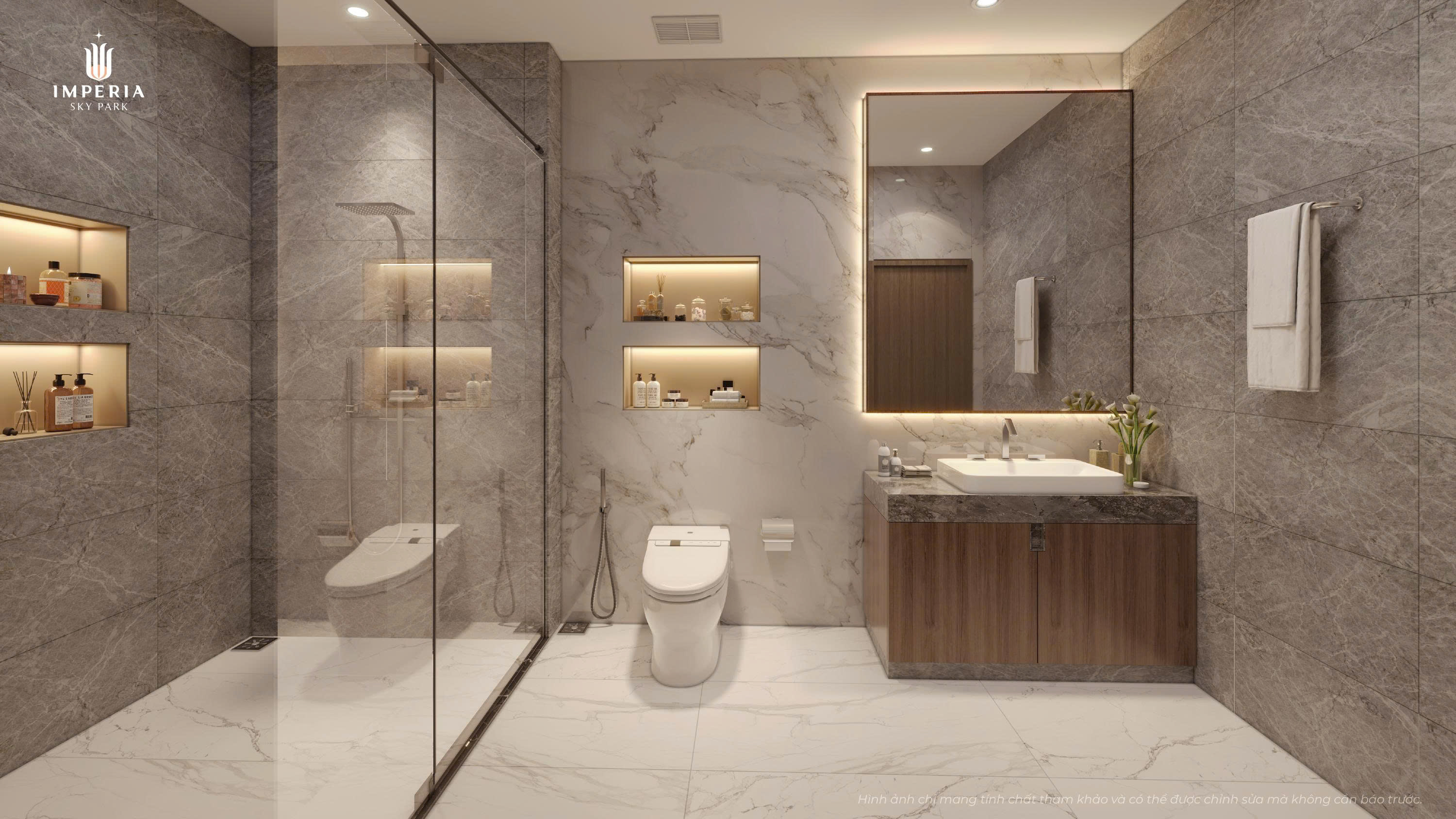Cần bán căn góc 2pn duy nhất tòa Sky 1 dự án Imperia Sky Park - view Đại lộ Thăng Long-3