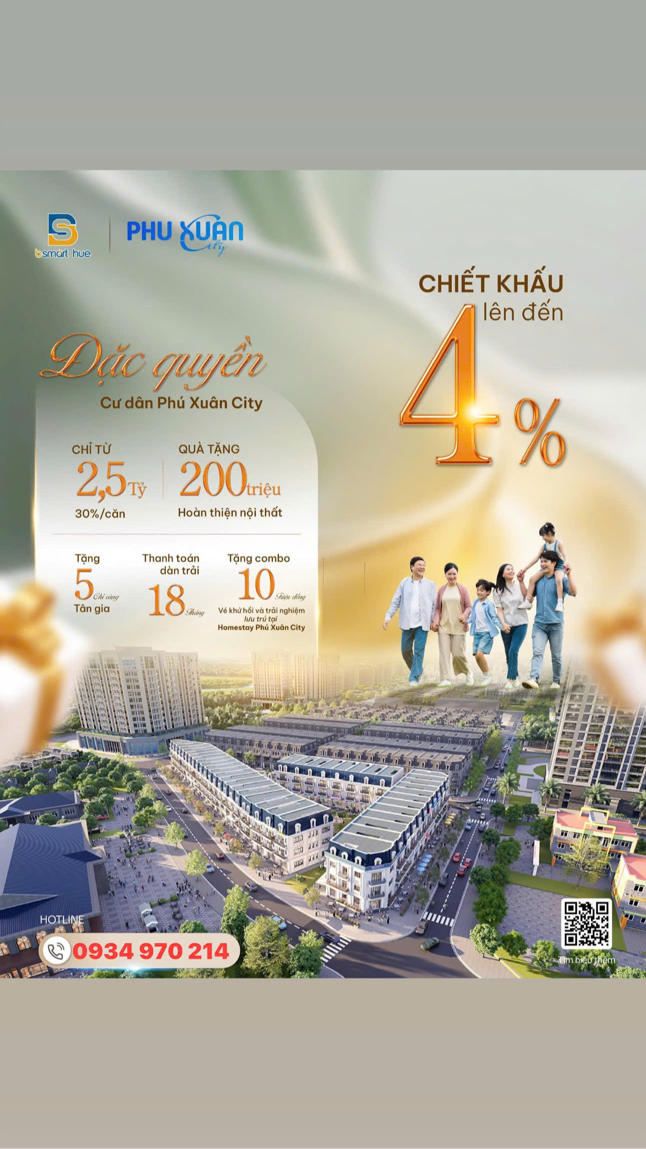 Shophouse Phú Xuân City giá chỉ từ 2,5 tỷ thanh toán 18 tháng đã có sẵn sổ hồng