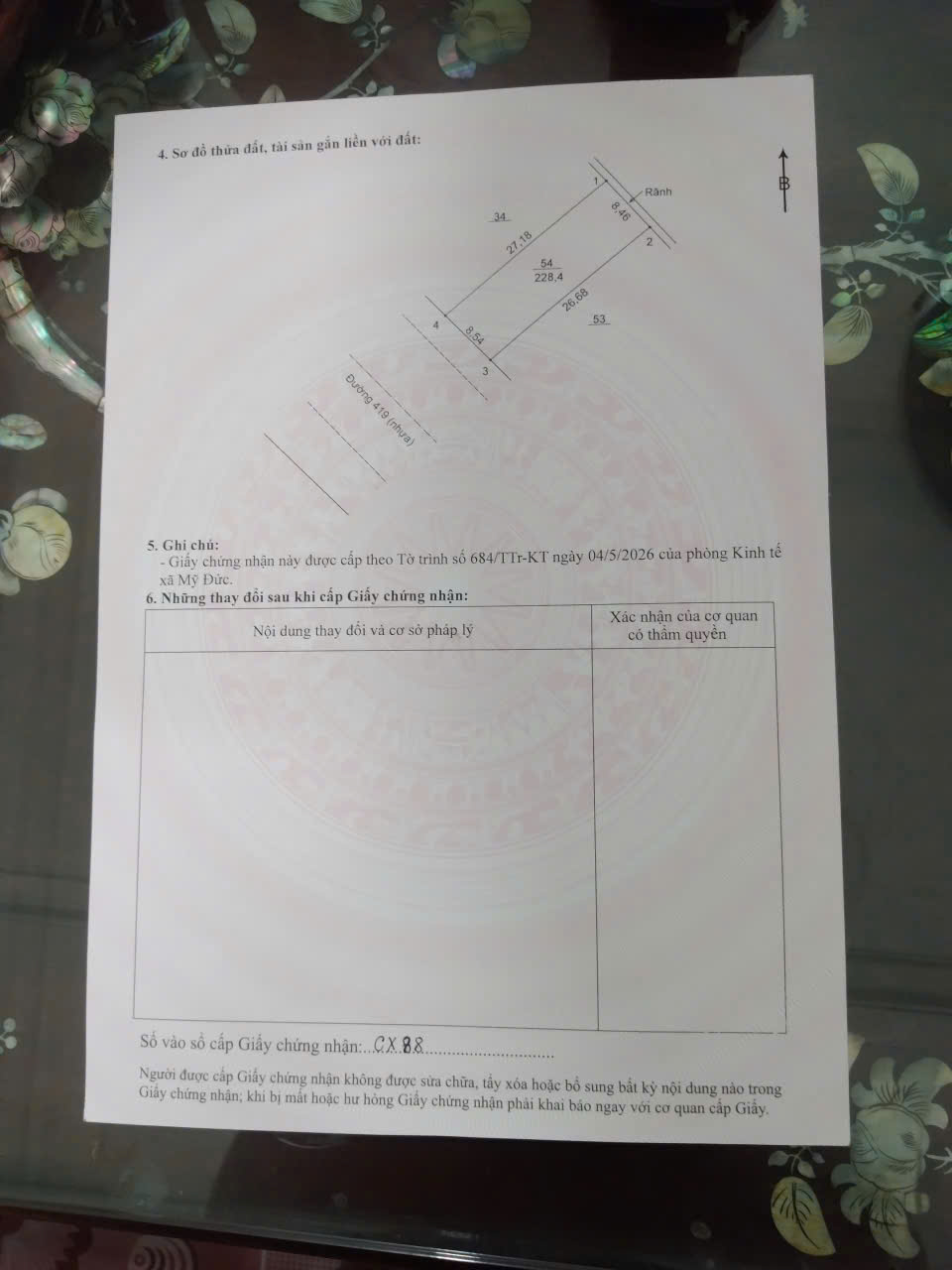 Chính chủ cần bán nhà đất trung tâm Xã Mỹ Đức, Hà Nội( Thị trấn Đại Nghĩa cũ )