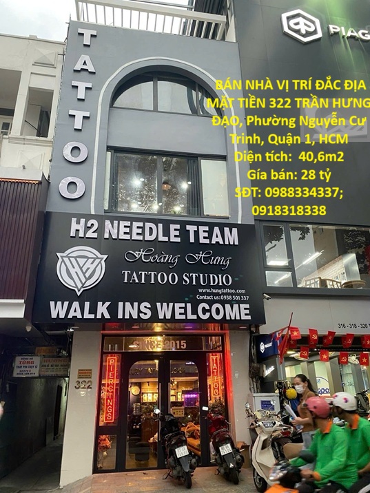 HOT – CHÍNH CHỦ BÁN NHÀ VỊ TRÍ ĐẮC ĐỊA MẶT TIỀN 322 TRẦN HƯNG ĐẠO, Phường Nguyễn Cư Trinh, Quận 1, HCM