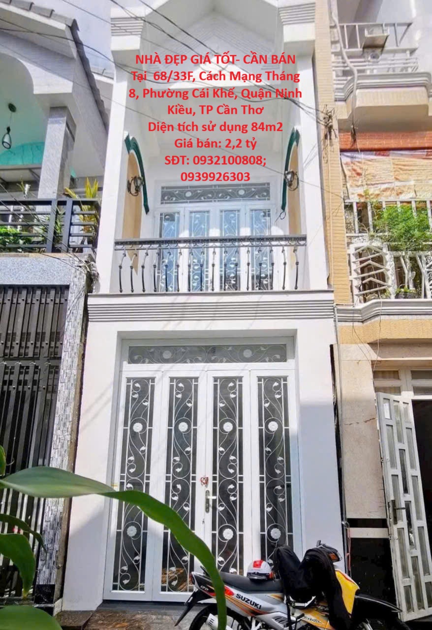 NHÀ ĐẸP GIÁ TỐT- CẦN BÁN Tại Phường Cái Khế, Ninh Kiều, Cần Thơ